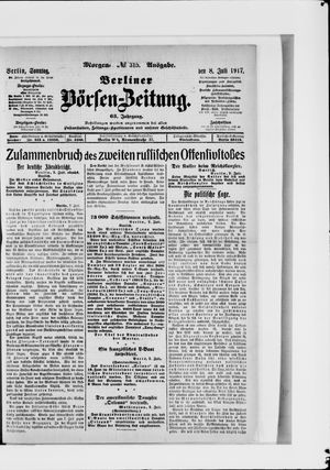 Berliner Börsen-Zeitung vom 08.07.1917