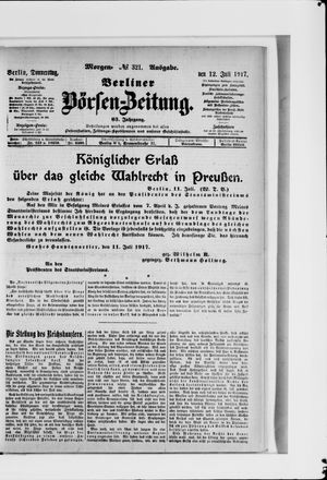 Berliner Börsen-Zeitung vom 12.07.1917