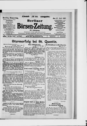 Berliner Börsen-Zeitung vom 19.07.1917
