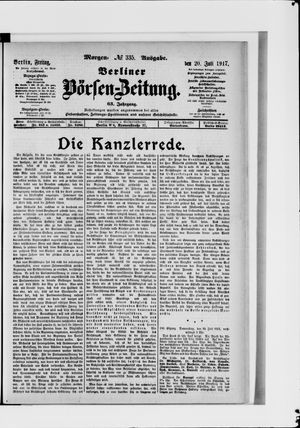 Berliner Börsen-Zeitung vom 20.07.1917
