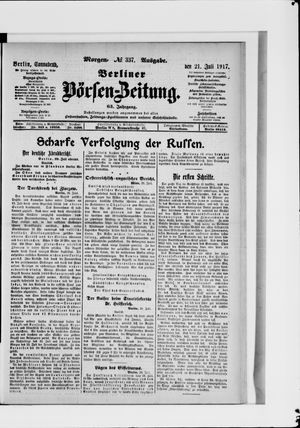 Berliner Börsen-Zeitung on Jul 21, 1917