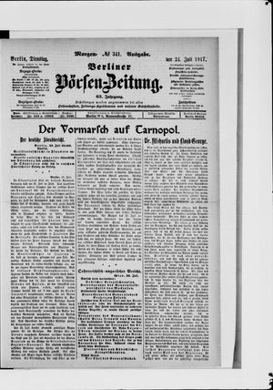 Berliner Börsen-Zeitung vom 24.07.1917