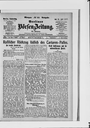 Berliner Börsen-Zeitung on Jul 26, 1917
