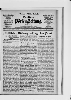 Berliner Börsen-Zeitung vom 28.07.1917