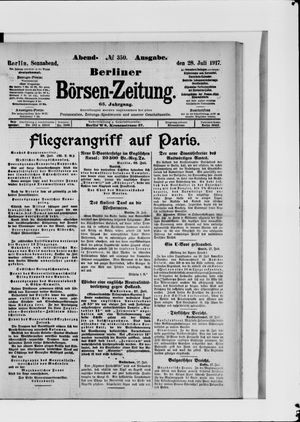 Berliner Börsen-Zeitung vom 28.07.1917
