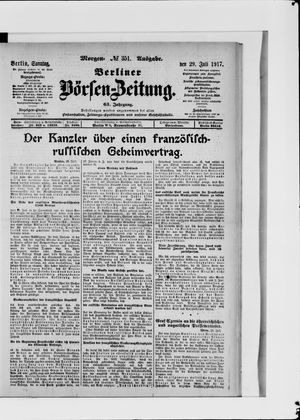 Berliner Börsen-Zeitung vom 29.07.1917