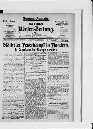 Berliner Börsen-Zeitung vom 30.07.1917