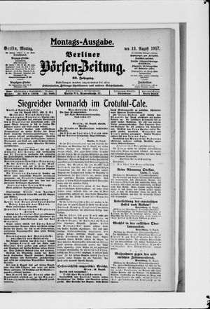 Berliner Börsen-Zeitung vom 13.08.1917