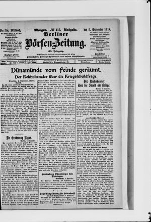 Berliner Börsen-Zeitung vom 05.09.1917