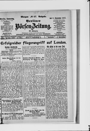 Berliner Börsen-Zeitung vom 06.09.1917