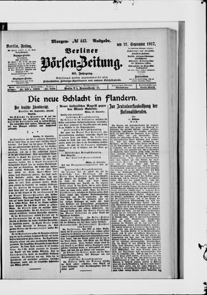 Berliner Börsen-Zeitung vom 21.09.1917