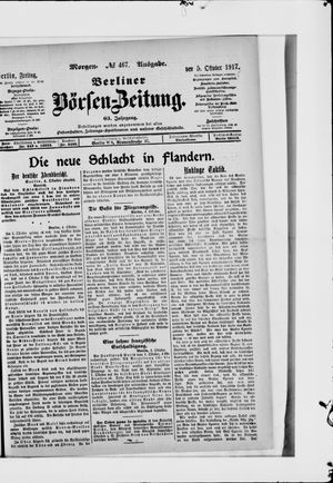 Berliner Börsen-Zeitung on Oct 5, 1917