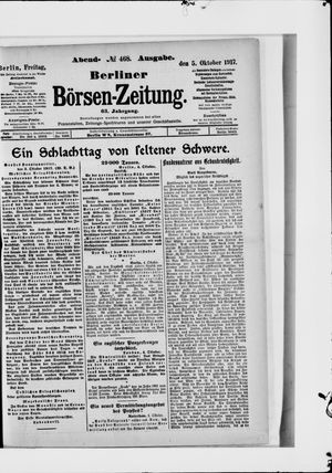 Berliner Börsen-Zeitung vom 05.10.1917
