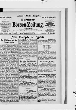 Berliner Börsen-Zeitung vom 09.10.1917