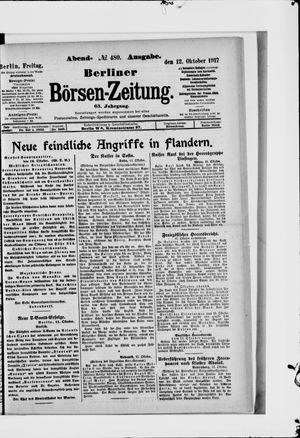 Berliner Börsen-Zeitung vom 12.10.1917