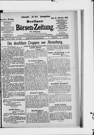 Berliner Börsen-Zeitung vom 15.10.1917