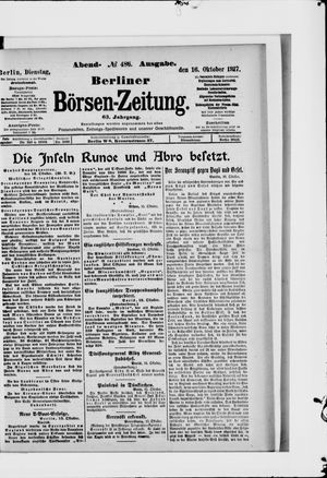 Berliner Börsen-Zeitung vom 16.10.1917