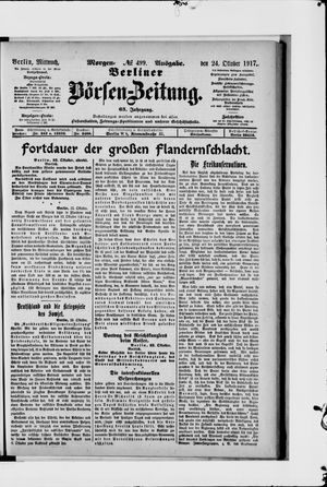 Berliner Börsen-Zeitung vom 24.10.1917