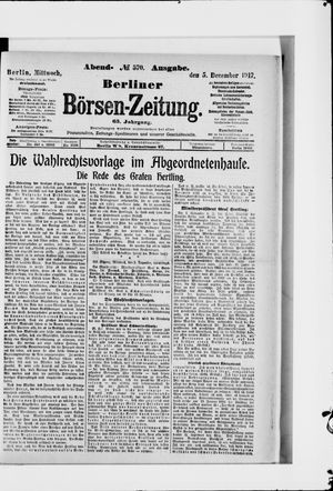 Berliner Börsen-Zeitung vom 05.12.1917