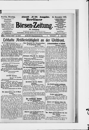 Berliner Börsen-Zeitung vom 11.12.1917