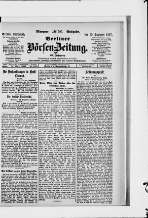 Berliner Börsen-Zeitung vom 15.12.1917
