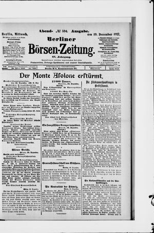 Berliner Börsen-Zeitung on Dec 19, 1917