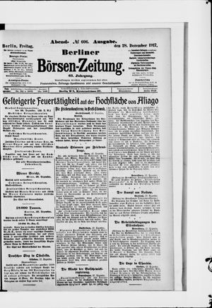 Berliner Börsen-Zeitung vom 28.12.1917