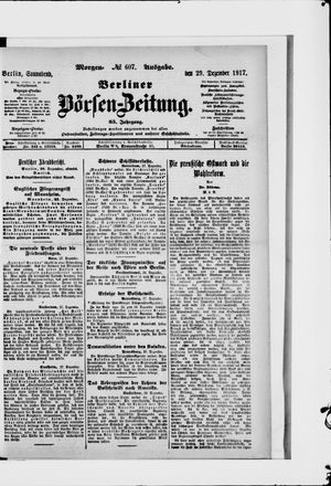 Berliner Börsen-Zeitung on Dec 29, 1917