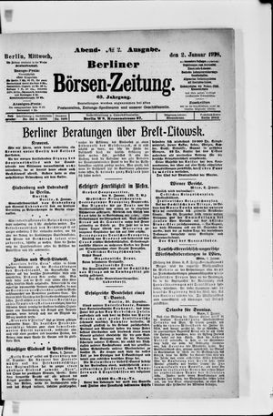 Berliner Börsen-Zeitung vom 02.01.1918