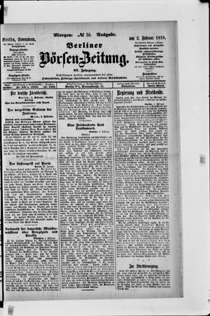 Berliner Börsen-Zeitung vom 02.02.1918