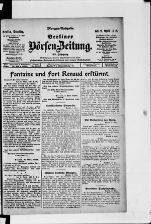 Berliner Börsen-Zeitung on Apr 2, 1918