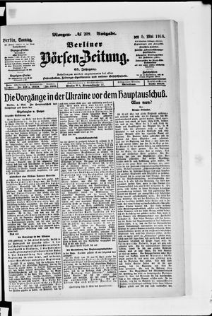 Berliner Börsen-Zeitung on May 5, 1918