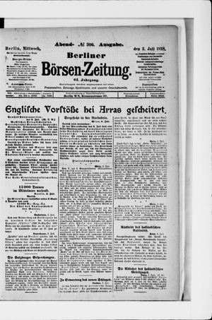 Berliner Börsen-Zeitung vom 03.07.1918