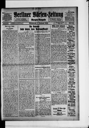 Berliner Börsen-Zeitung vom 01.01.1919