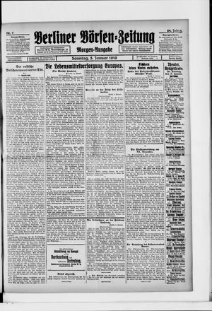 Berliner Börsen-Zeitung vom 05.01.1919