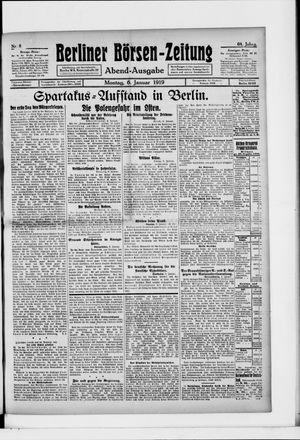 Berliner Börsen-Zeitung vom 06.01.1919