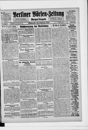 Berliner Börsen-Zeitung vom 26.02.1919