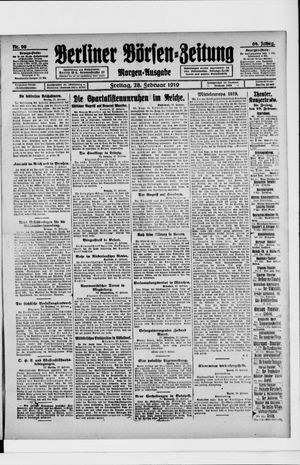 Berliner Börsen-Zeitung on Feb 28, 1919