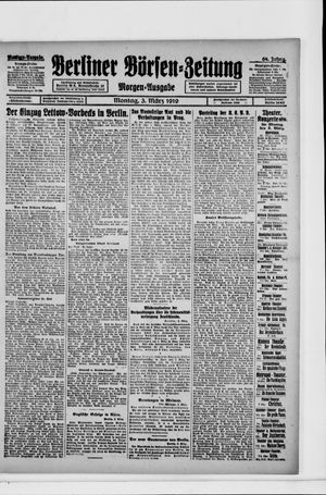 Berliner Börsen-Zeitung vom 03.03.1919