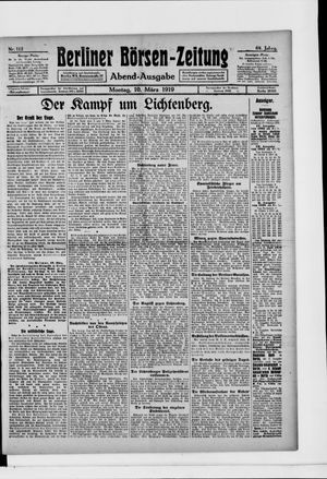 Berliner Börsen-Zeitung vom 10.03.1919