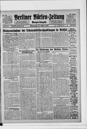 Berliner Börsen-Zeitung vom 11.03.1919