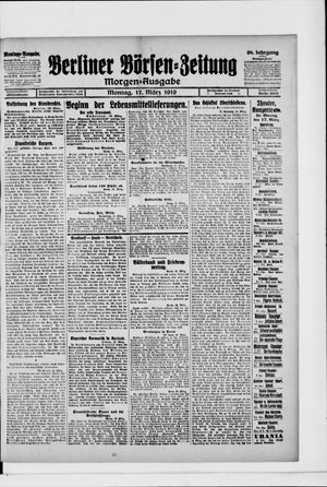 Berliner Börsen-Zeitung vom 17.03.1919