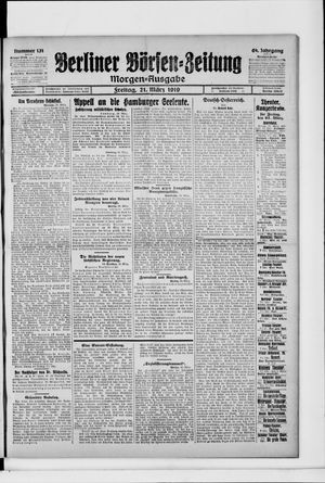Berliner Börsen-Zeitung vom 21.03.1919