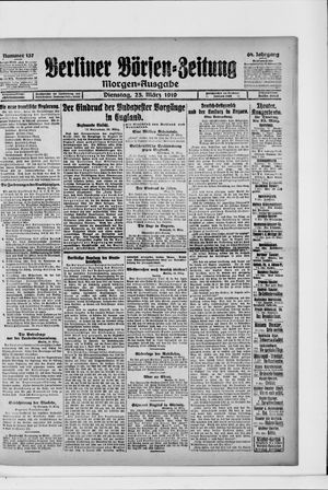 Berliner Börsen-Zeitung vom 25.03.1919