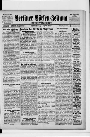 Berliner Börsen-Zeitung vom 03.04.1919