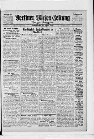 Berliner Börsen-Zeitung vom 12.04.1919