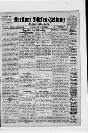 Berliner Börsen-Zeitung vom 03.05.1919