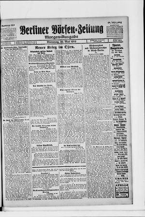Berliner Börsen-Zeitung vom 20.05.1919