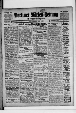 Berliner Börsen-Zeitung on Jul 1, 1919