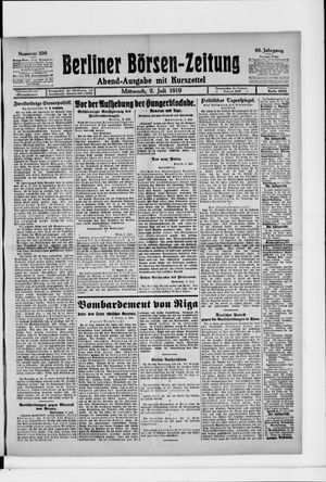 Berliner Börsen-Zeitung on Jul 2, 1919